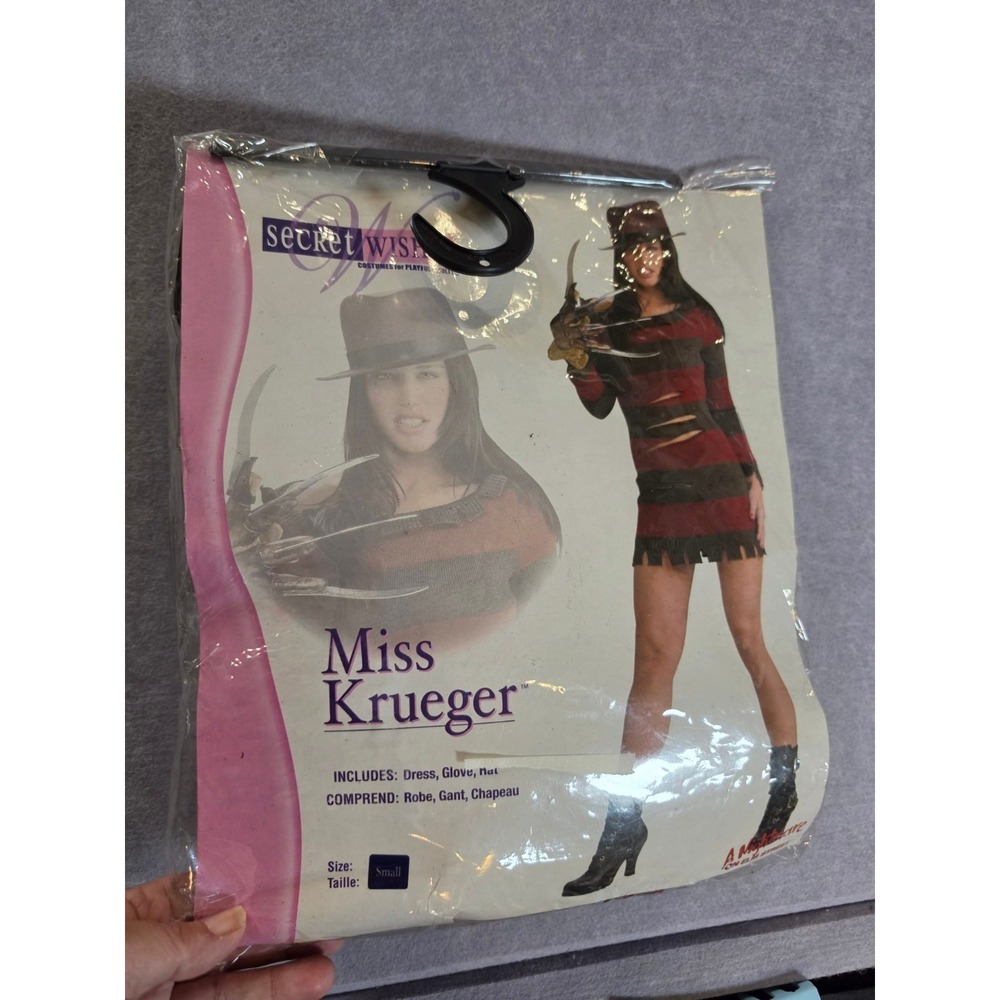 Adult Women's Freddy Miss Krueger Costume Officially Licensed Rubies Size Small